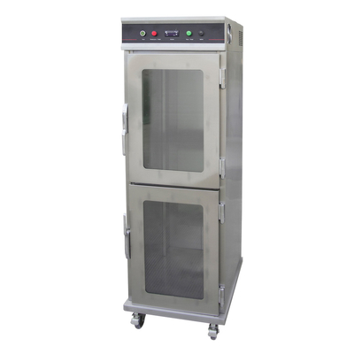 E-dbw-12b-21E Elektrische Warmere Kar Commerciële 2-glas Deur 24 Lagen van het Voedselverwarmingstoestel de Kar