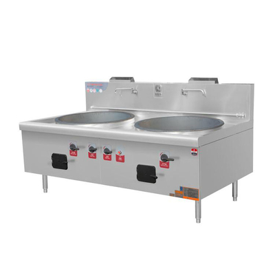 YDDCSW-Chinese de Stijl Kokende Waaier 2 Brander 1 van de Restaurantkeuken Warmere Waaier