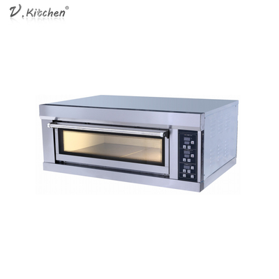 4 Elektrische Bakkerij Oven Machine van het dienbladen de Dubbele Dek 13.2kw