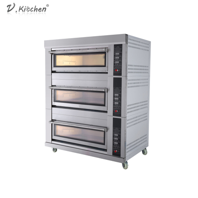 Convectie Roterende 220V Pita Bread Pizza Baking Gas Oven
